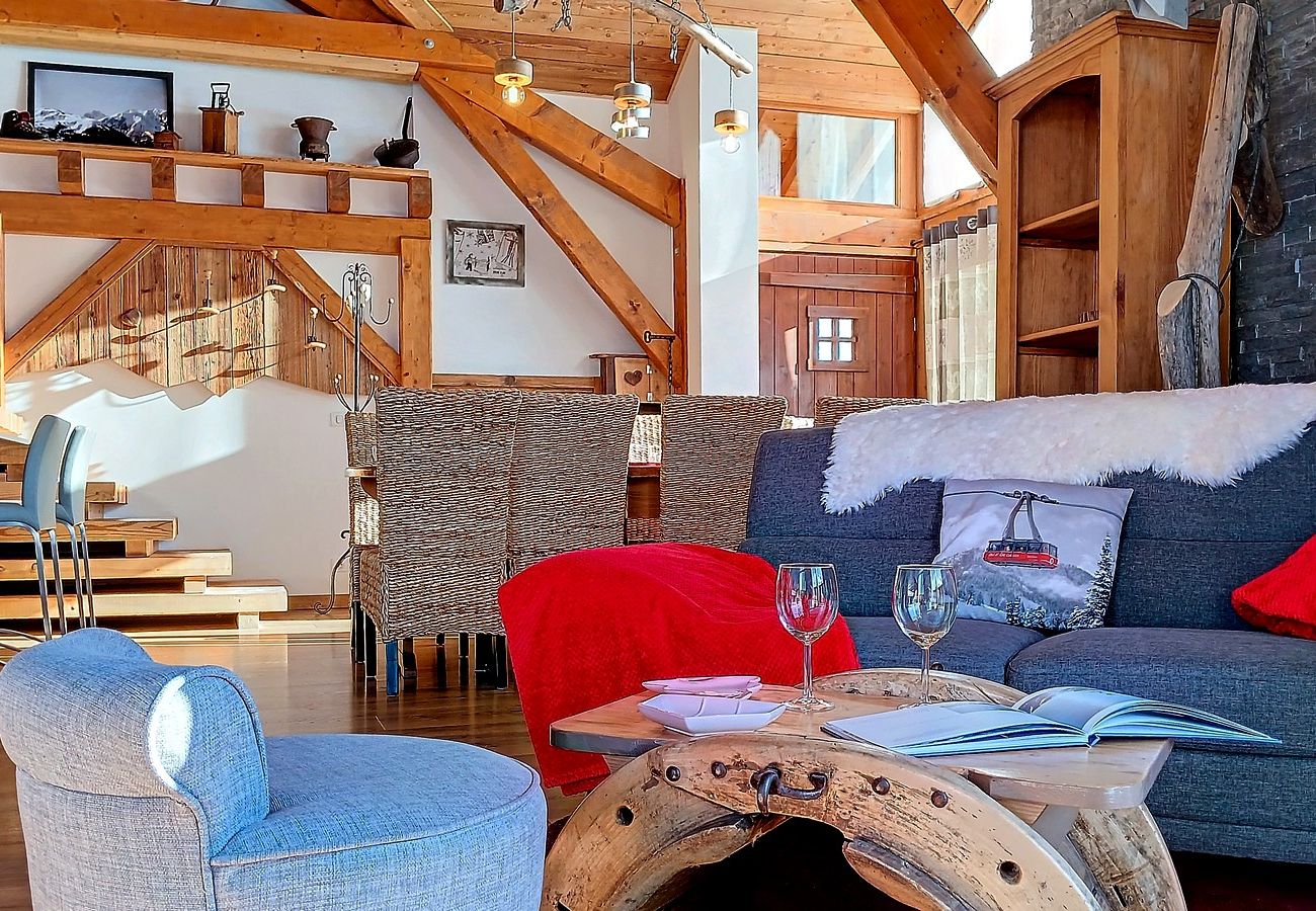 Apartamento en Les Menuires - Spacieux appartement Les Menuires skis aux pieds