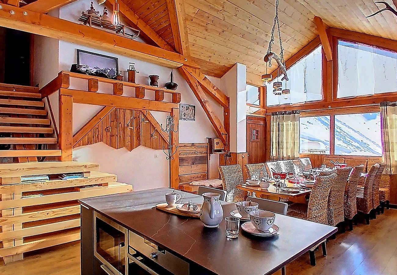 Apartamento en Les Menuires - Spacieux appartement Les Menuires skis aux pieds