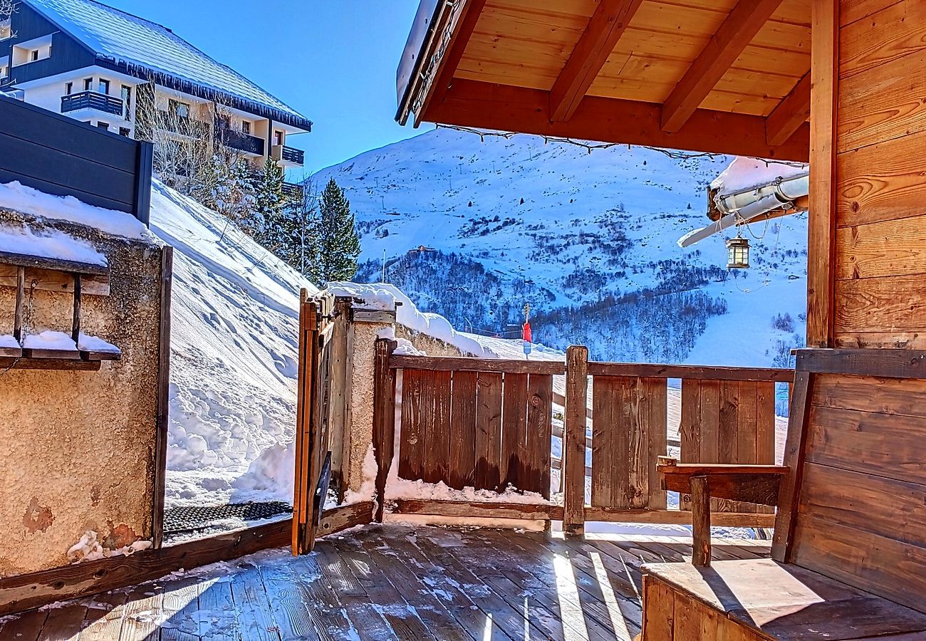 Apartamento en Les Menuires - Spacieux appartement Les Menuires skis aux pieds